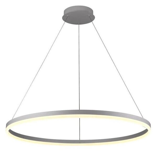 Brilagi -LED Stmívatelný lustr na lanku CIRCLE LED/55W/230V 3000-6500K stříb.+DO