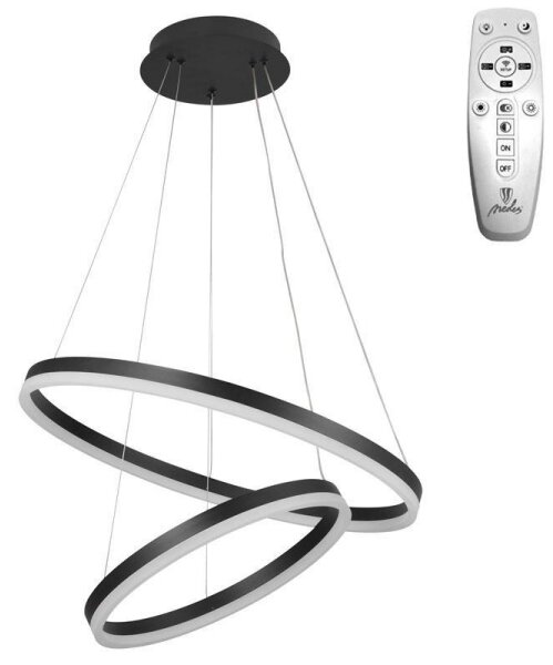 Brilagi - LED Stmívatelný lustr na lanku CIRCLE LED/70W/230V 3000-6500K černá+DO