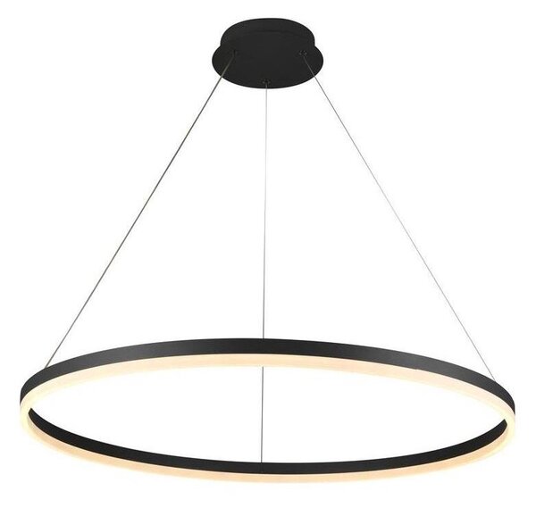 Brilagi - LED Stmívatelný lustr na lanku CIRCLE LED/55W/230V 3000-6500K černá+DO