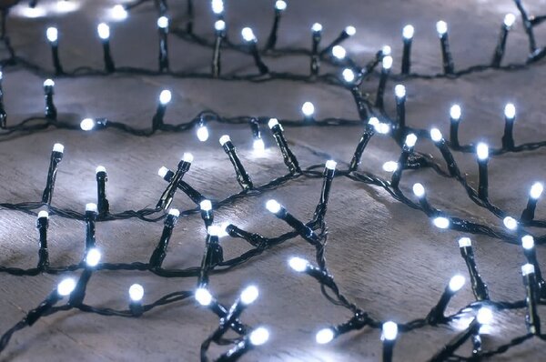 Vánoční světýlka vnitřní studená bílá 100 LED
