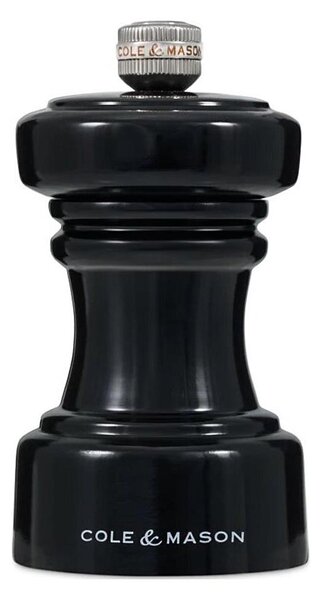 Cole&Mason - Mlýnek na sůl HOXTON 10,4 cm buk/lesklá černá