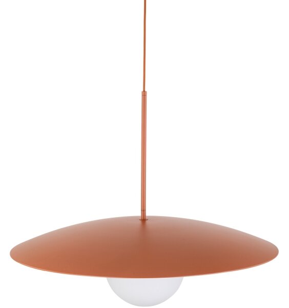 Lustr na lanku SLATE 1xE27/15W/230V pr. 65 cm cihlová