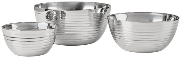 SADA MISEK, kov, 3dílné Homeware Profession. - Sada misek