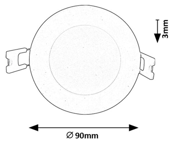 Rabalux SHAUN2 LED podhledové svítidlo 71232