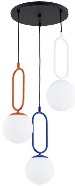 Lustr na lanku VAVIL 3xE27/15W/230V pestrobarevná