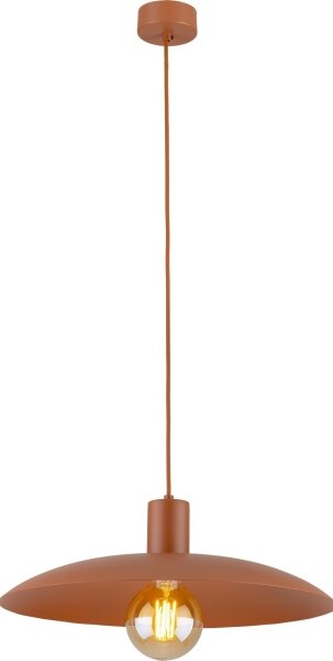 Lustr na lanku ASTRA 1xE27/15W/230V pr. 41 cm cihlová