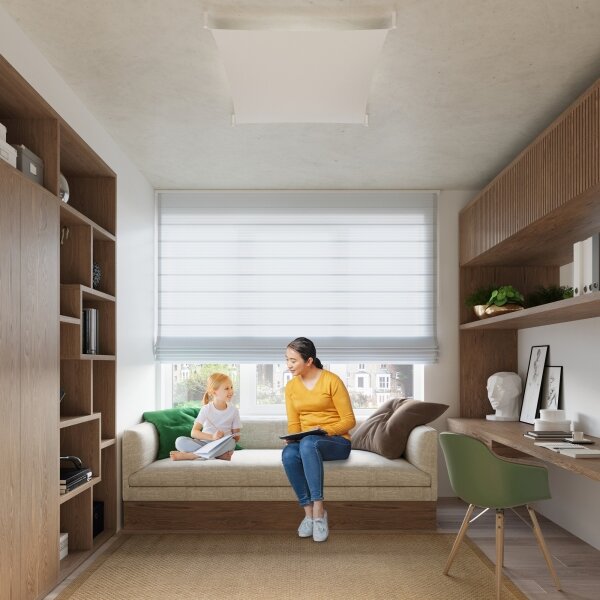 Sollux SL.0737 - LED Stropní svítidlo LUNA 2xG13/8,5W/230V 80x105 cm bílá