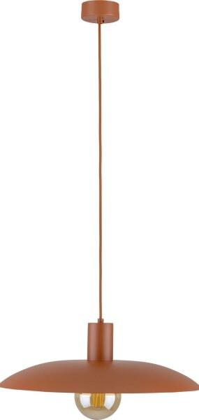 Lustr na lanku ASTRA 1xE27/15W/230V pr. 41 cm cihlová