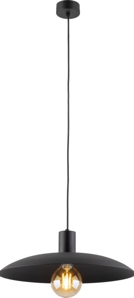 Lustr na lanku ASTRA 1xE27/15W/230V pr. 41 cm černá