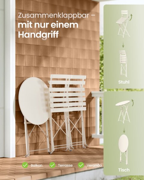 Sada zahradního nábytku GGF036LZ01 béžová