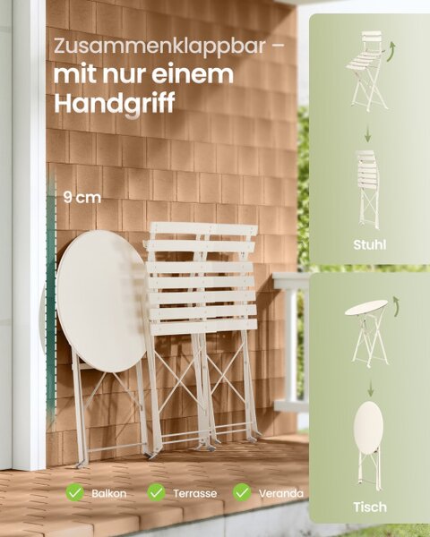 Sada zahradního nábytku GGF036LZ01 béžová