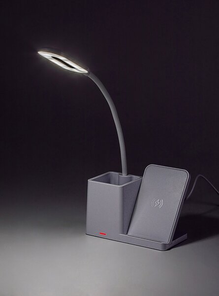 Rabalux CERIE LED Stmívatelná stolní lampa s nabíjením QI LED/4W/5V 3000/4000/6500K bílá