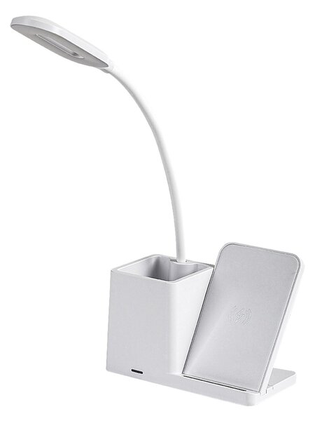 Rabalux CERIE LED Stmívatelná stolní lampa s nabíjením QI LED/4W/5V 3000/4000/6500K bílá