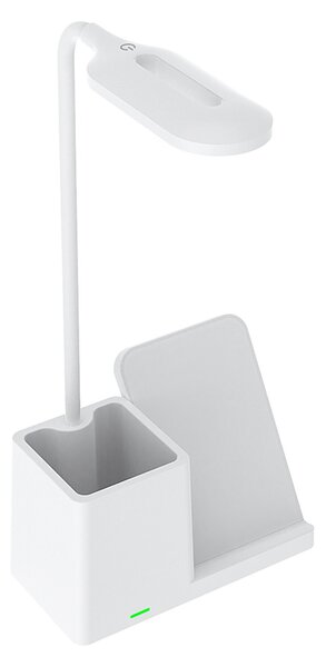Rabalux CERIE LED Stmívatelná stolní lampa s nabíjením QI LED/4W/5V 3000/4000/6500K bílá