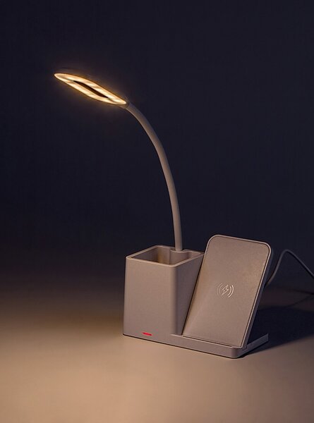 Rabalux CERIE LED Stmívatelná stolní lampa s nabíjením QI LED/4W/5V 3000/4000/6500K bílá
