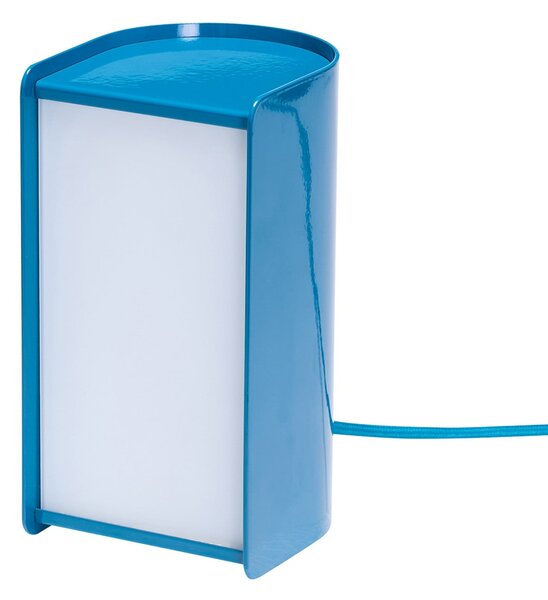 Stolní lampa Hübsch, Book, stmívatelné, Modrá, Obývací pokoj, Kov, Moderní