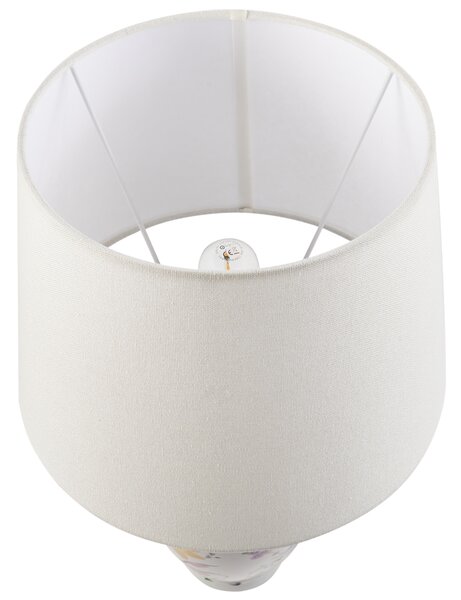 Stolní lampa ACROSSO Porcelán Bílá