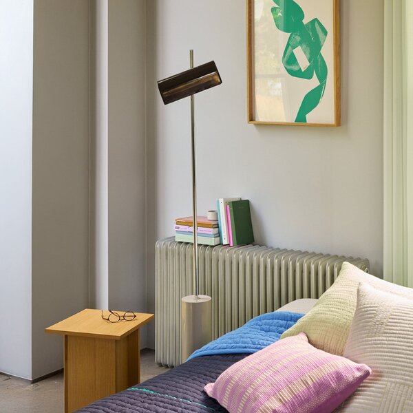 Stojací Lampa Hübsch, Reflector, stmívatelné, Hnědá / Rezavá, Obývací pokoj, Kov, Skandinávský