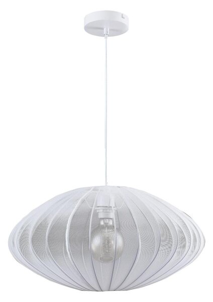 Lustr na lanku KINU 1xE27/20W/230V pr. 50 cm bílá
