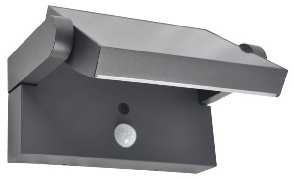 Brilagi -LED Solární nástěnné svítidlo se senzorem ANKLE LED/10W/3,7V 3000K IP65