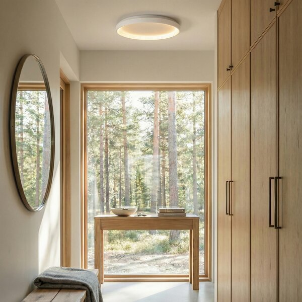 Stropní Lampa Arcchio, Vivy, stmívatelné, Bílá, Kuchyně, Kov, Moderní