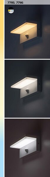Rabalux ZARAGOZA LED venkovní nástěnné svítidlo 77116, senzor pohybu