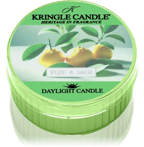 Kringle Candle Yuzu & Sage čajová svíčka 42 g
