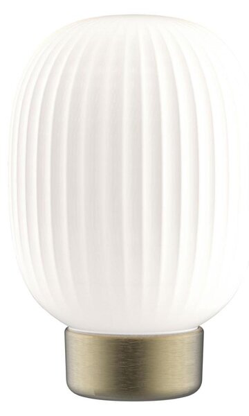 LED Stmívatelná dotyková stolní lampa LATTE LED/1,8W/5V USB 2000 mAh zlatá/bílá