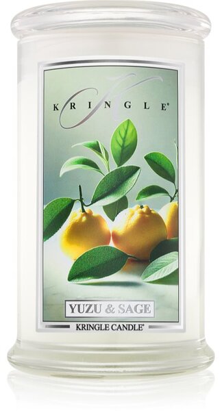 Kringle Candle Yuzu & Sage vonná svíčka 623 g