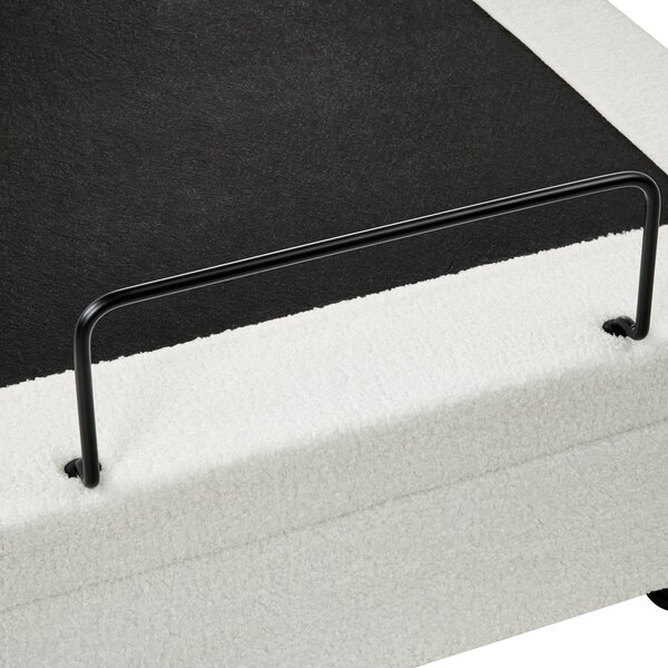 Polohovací postel Buklé DUKE 90 x 200 cm Krémově bílá