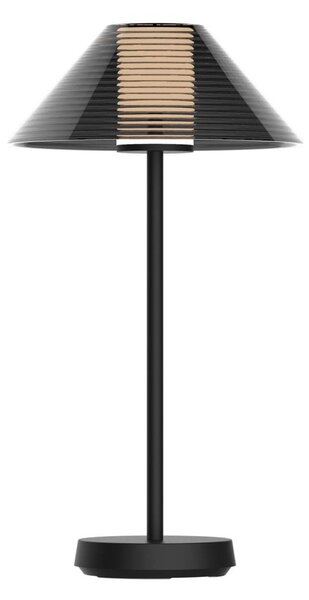 LED Stmívatelná stolní lampa SERENGETI LED/3,4W/5V USB 3600 mAh IP44 černá