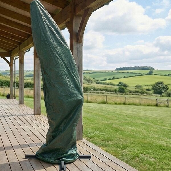Ochranný obal na zahradní slunečník 220 cm zelený
