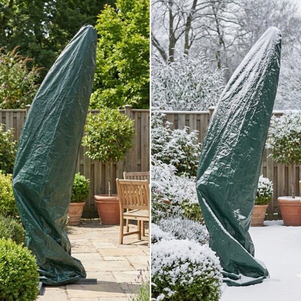 Ochranný obal na zahradní slunečník 220 cm zelený