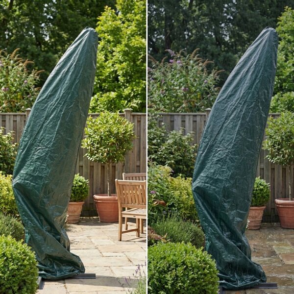 Ochranný obal na zahradní slunečník 220 cm zelený
