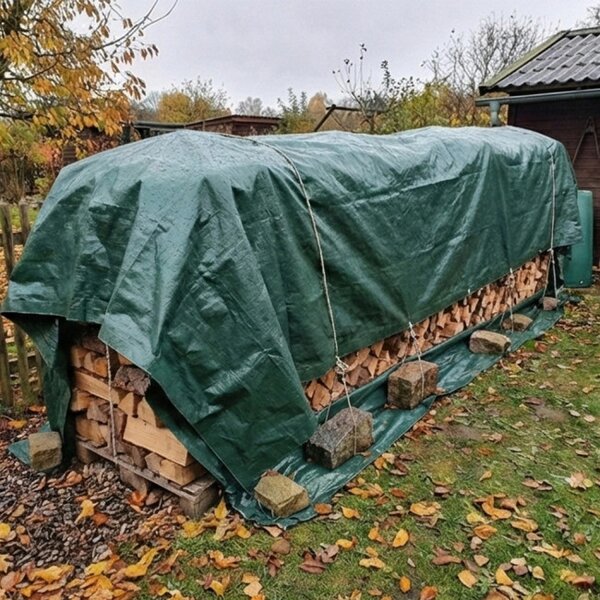 Ochranný obal na zahradní nábytek 500x150 cm zelený