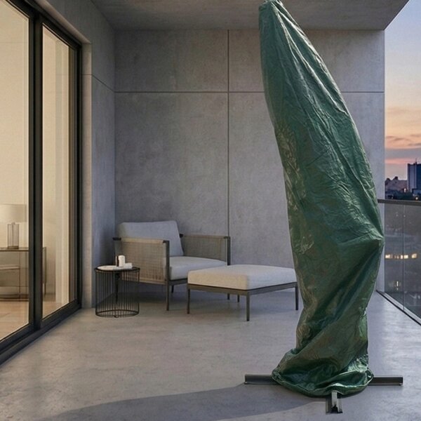 Ochranný obal na zahradní slunečník 220 cm zelený