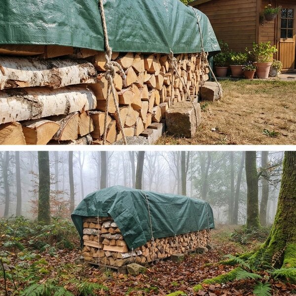 Ochranný obal na zahradní nábytek 500x150 cm zelený