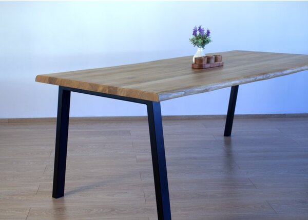 Morawood Jídelní stůl Valencie Barva desky: Medová, Rozměr desky: 700x1200(mm), Úprava hrany: Přírodní