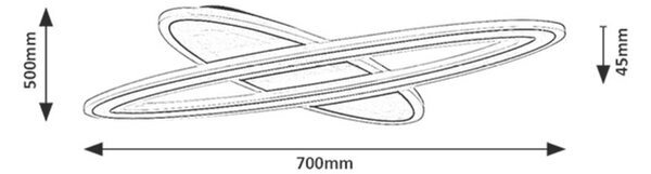 Rabalux TANELI2 LED stropní svítidlo 71313