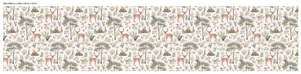Tapeta pro děti kouzelný les - Fantastic Forest White