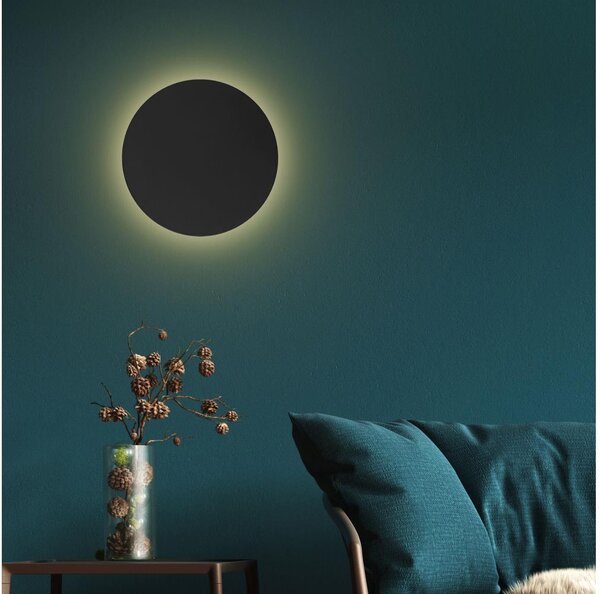 Nástěnné svítidlo LUNA 4xG9/8W/230V pr. 40 cm černá