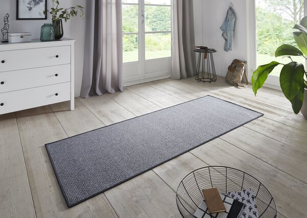 BT Carpet, Kusový koberec Bouclé 104433 Grey, 67x150, šedá, chodba / předsíň