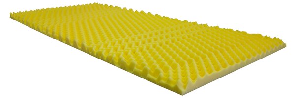 Bazyl.cz Topper z paměťové pěny DAXI 7zón 5cm - 80x200cm