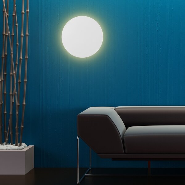 Nástěnné svítidlo LUNA 4xG9/8W/230V pr. 40 cm bílá