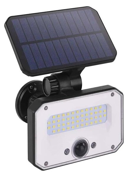 LED Solární reflektor se senzorem pohybu SPILO LED/3,7V 3600mAh 3000K IP54 + DO