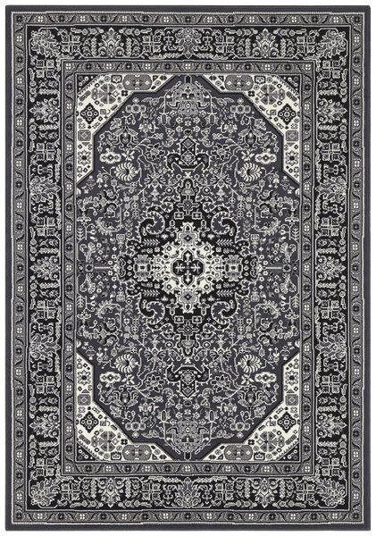 Nouristan - Hanse Home koberce Kusový koberec Mirkan 104436 Dark-grey ROZMĚR: 160x230