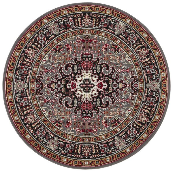 Nouristan - Hanse Home koberce Kruhový koberec Mirkan 104094 Grey - 160x160 (průměr) kruh cm