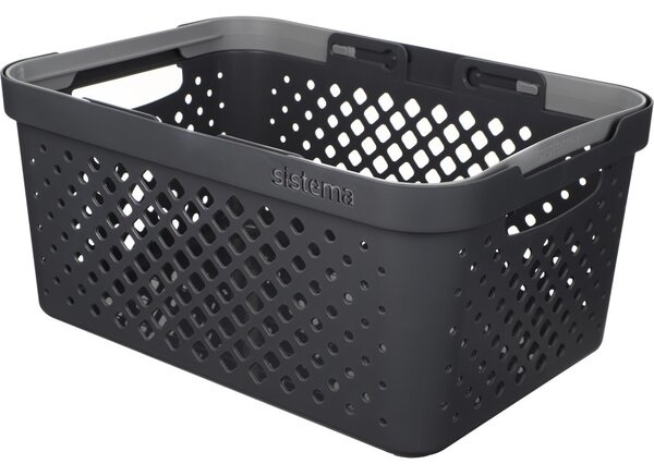Sistema Víceúčelový košík Basket 18,5 l, šedá
