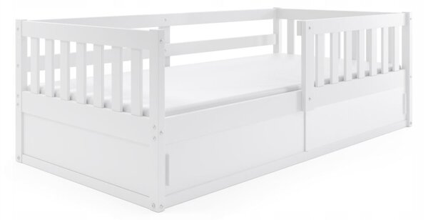 Dětská postel s úložným prostorem SMART 160x80 cm - bílá