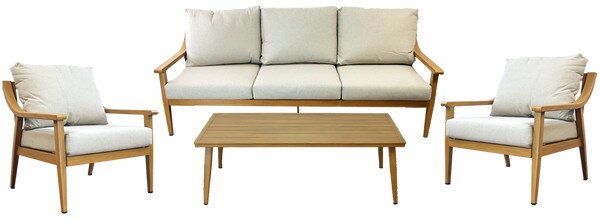 Set zahradního nábytku NIKOJA béžový ALM9552